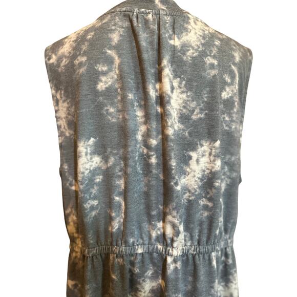 Bobeau A-Line Tie Dye Dress, Plus Size 1X - Picture 5 of 6